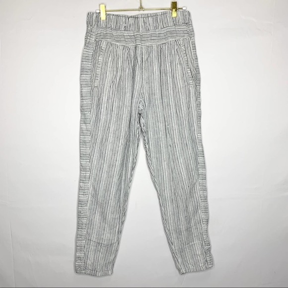 Anthropologie Striped Linen Pants - Picture 4 of 8